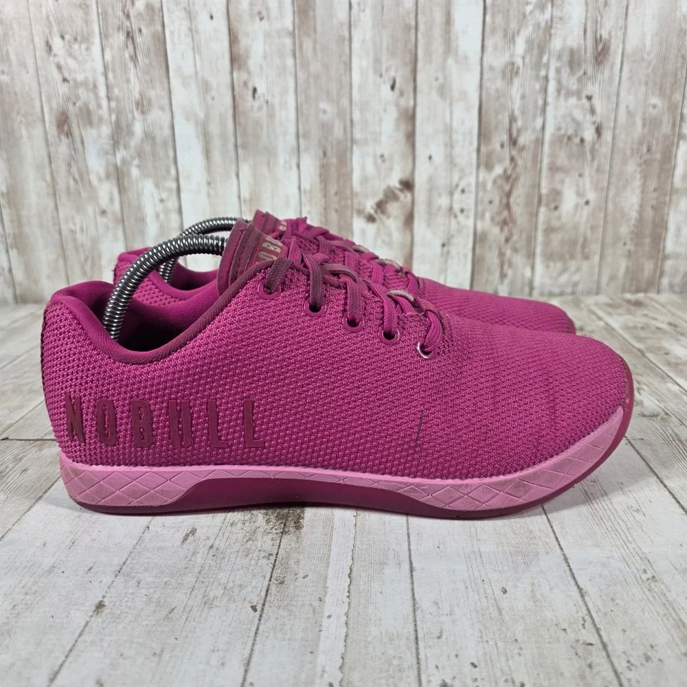 NOBULL Trainer Magenta Pink SuperFabric Cross Training Shoes Womens 11 Mens 9.5